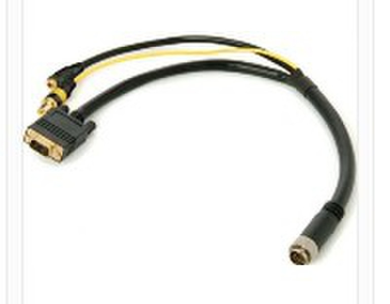 Kindermann 7484-103 0.35m VGA (D-Sub) + 3.5mm Schwarz Videokabel-Adapter