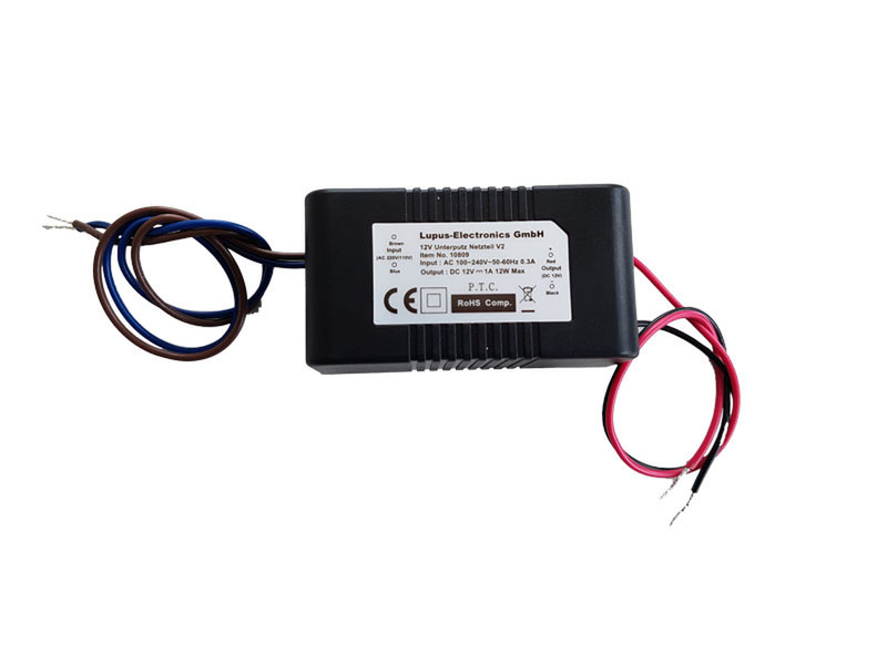 Lupus Electronics 10809 Indoor 12W Black power adapter/inverter