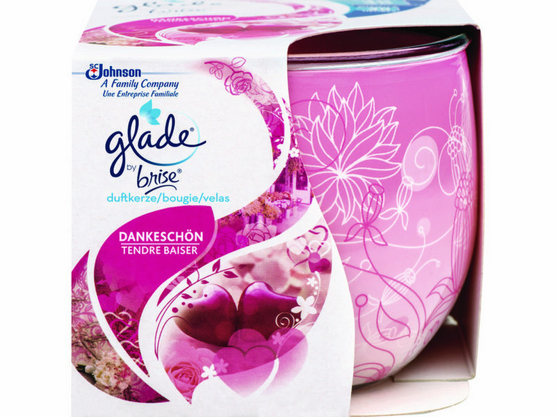Glade by Brise 690960 Cylinder Pink 1pc(s) wax candle