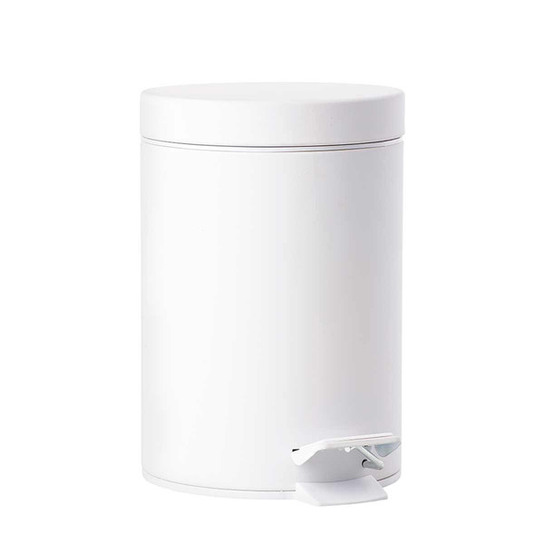 Zone Denmark Solo 3L Round Stainless steel White trash can