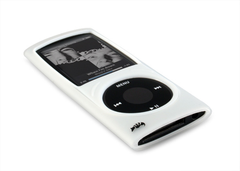 Proporta Soft Feel Silicone Case (Apple 4G iPod nano) Schwarz, Weiß