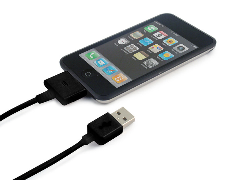 Proporta USB Sync / Charger Cable (Apple 5G iPod with Video / 30GB / 60GB / 80GB) 1.11m Black USB cable