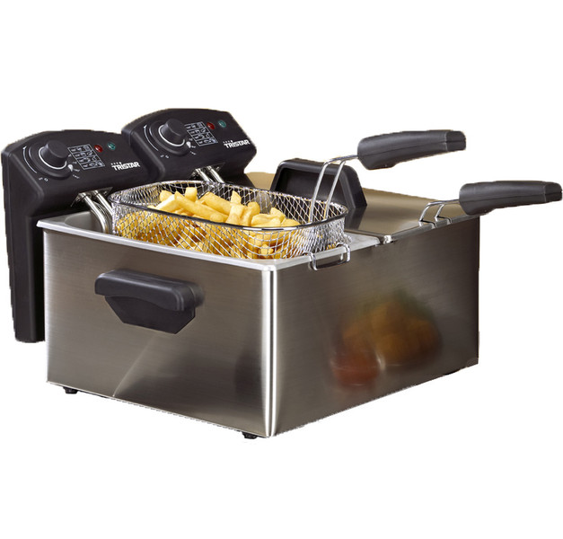 Tristar FR-6912 Doppel 4400W Edelstahl Friteuse