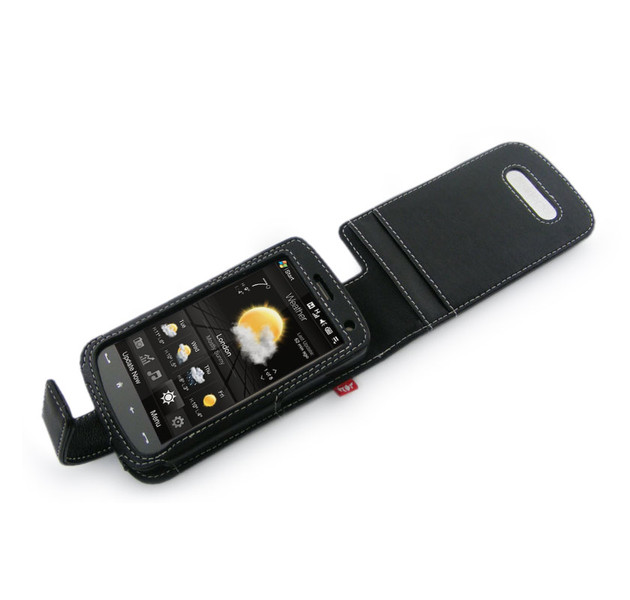 Proporta Alu-Leather Case (HTC Touch HD Series) - Flip Type Black