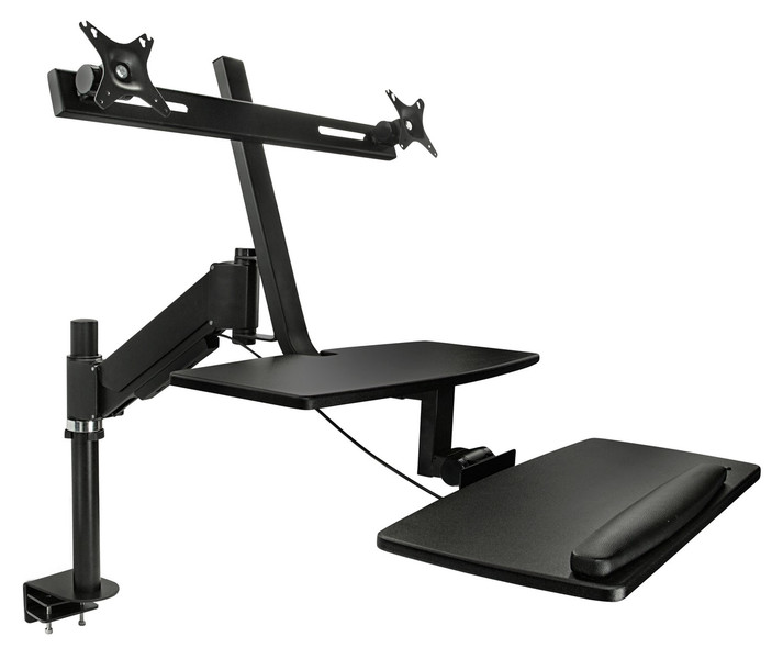 RELAUNCH AGGREGATOR MI-7902 Clamp/Bolt-through Black flat panel desk mount