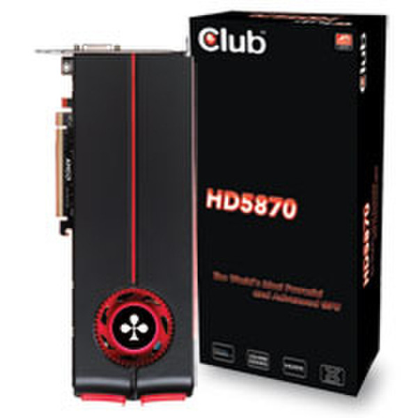 CLUB3D CGAX-58724IDP 1GB GDDR5 graphics card