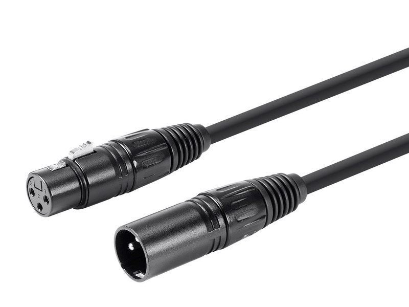 Monoprice 14555 10.7м XLR (3-pin) XLR (3-pin) Черный аудио кабель