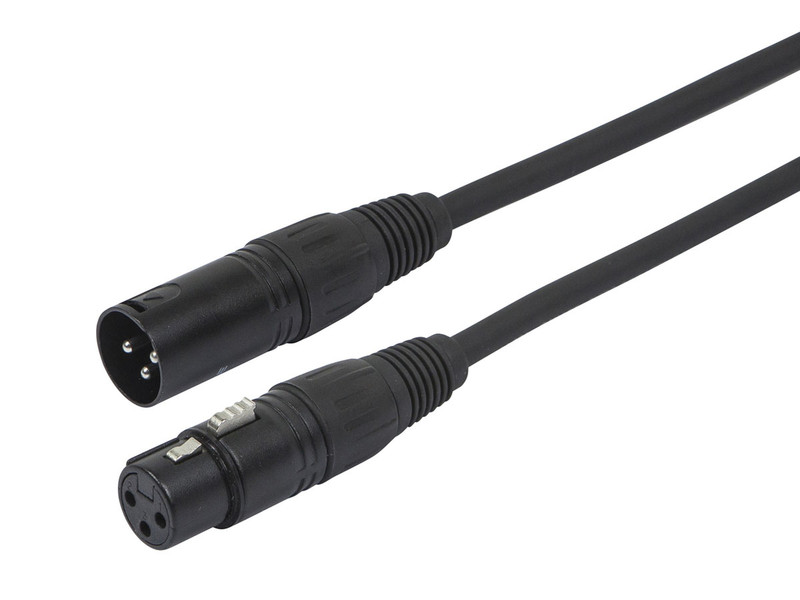 Monoprice 601620 20m XLR (3-pin) XLR (3-pin) Schwarz Audio-Kabel