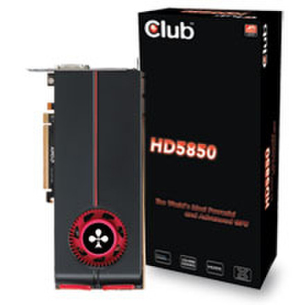 CLUB3D HD5850 1ГБ GDDR5