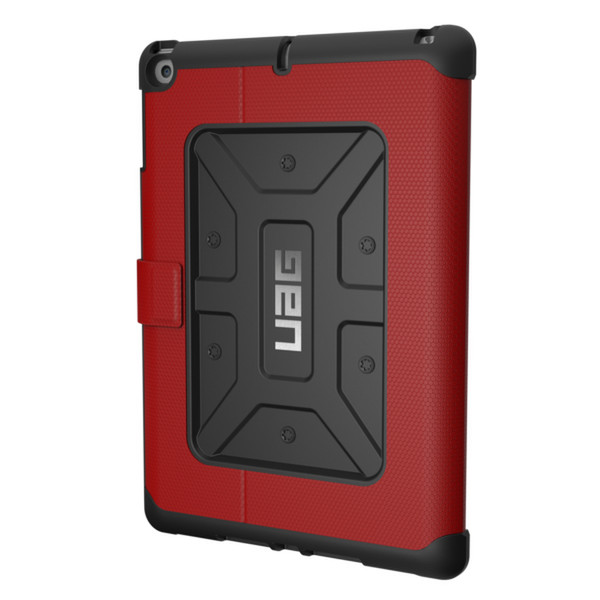Urban Armor Gear IPD17-E-MG 9.7Zoll Mobile phone folio case Schwarz, Rot Tablet-Schutzhülle