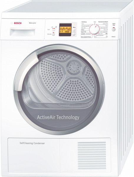 Bosch WTW86560EE freestanding 7kg White tumble dryer