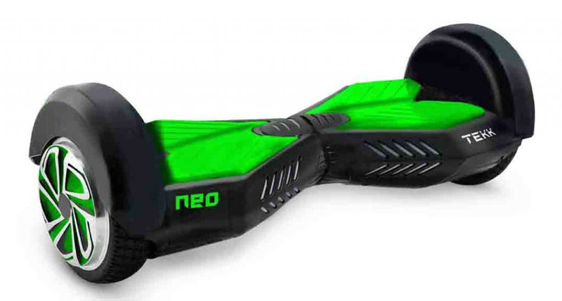 TEKK Hoverboard 8 NEO 12км/ч 4440мА·ч Черный, Зеленый гироскутер