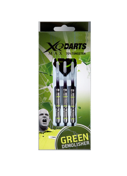 XQMax Michael van Gerwen Green Demolisher 3шт Steel tip darts