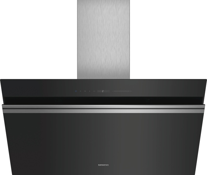 Siemens iQ500 LC91KWW60 Wall-mounted cooker hood 950м³/ч A+ Алюминиевый, Черный кухонная вытяжка