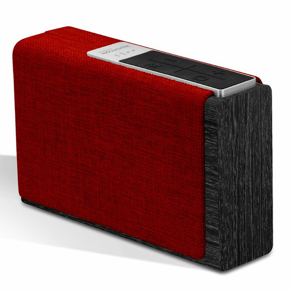 Promate StreamBox-XL Stereo portable speaker 7.5Вт Прямоугольник Черный, Красный