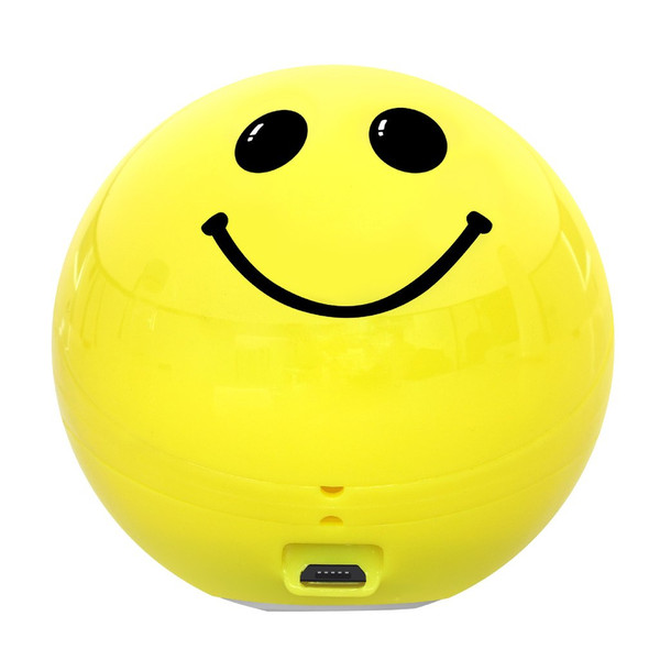 Promate Smiloji Stereo portable speaker 3W Spheric Yellow