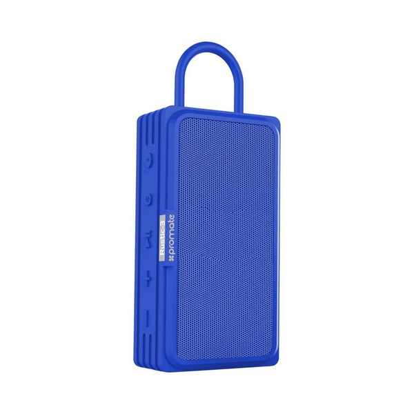Promate Rustic-3 Stereo portable speaker 5W Rectangle Blue