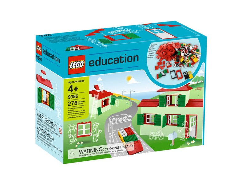 LEGO Education Doors, Windows & Roof Set 278шт детский строительный блок