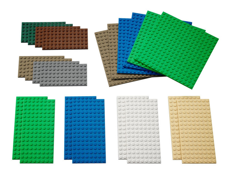 LEGO Education Small Building Plates 22шт детский строительный блок