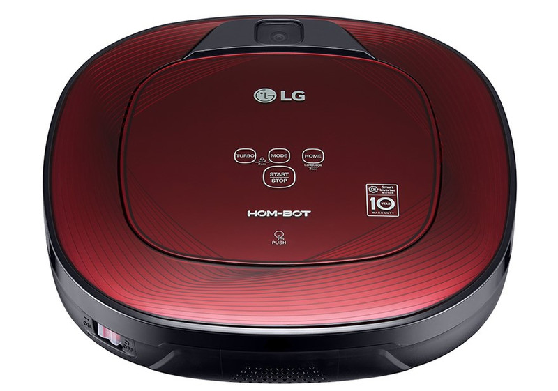 LG VR8602RR Bagless 0.6L Black,Red robot vacuum