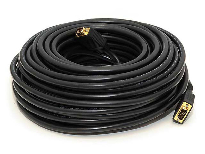 Monoprice VGA/VGA, M/M, 30.48 m 30.48m VGA (D-Sub) VGA (D-Sub) Black VGA cable