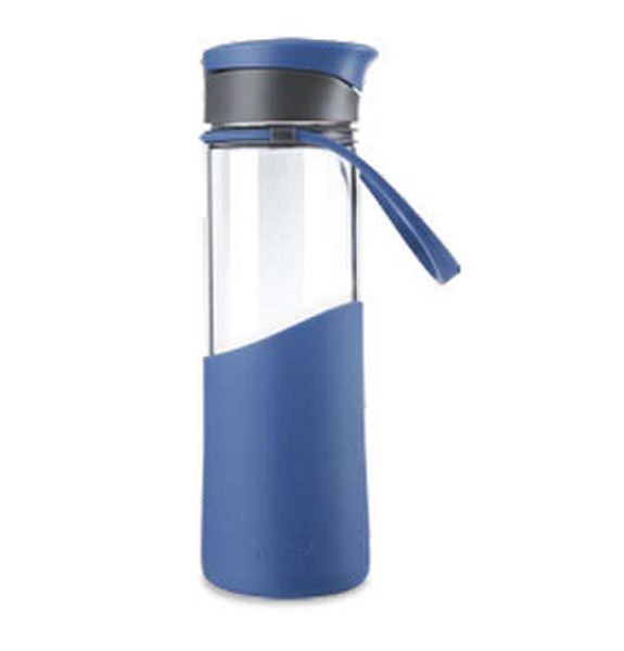 Aladdin Migo Enjoy 500ml Glas, Silikon Blau Trinkflasche