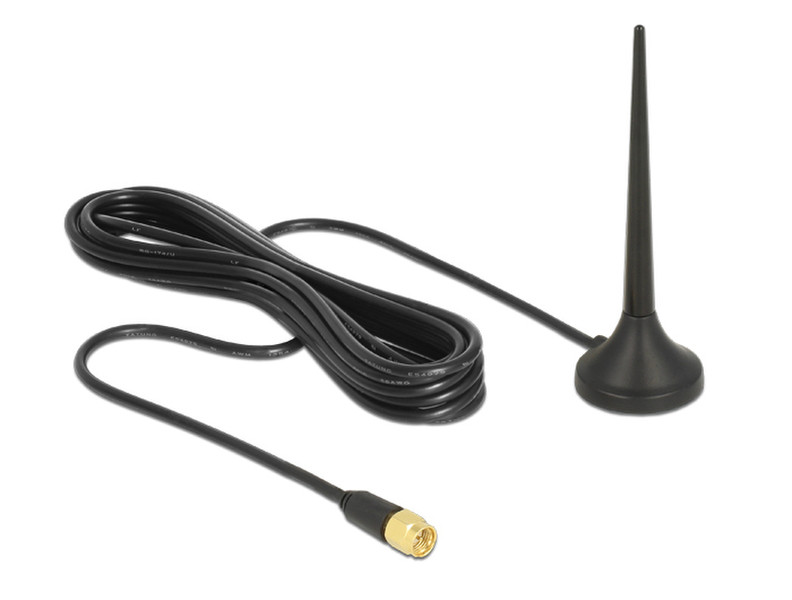 DeLOCK 12416 Omni-directional antenna SMA 3dBi network antenna