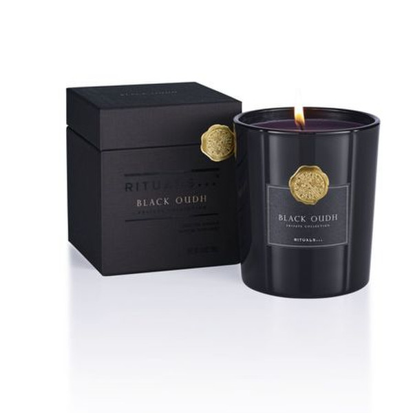 Rituals Black Oudh Round Wood Black 1pc(s) wax candle