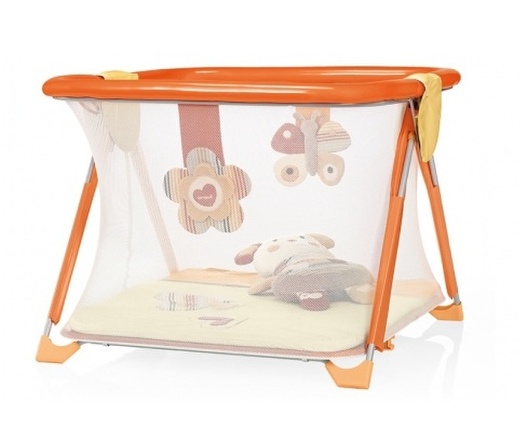 Brevi Soft & Play - Natural Love Orange,White playpen