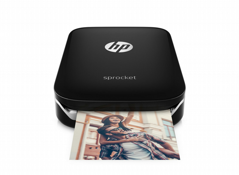 HP Sprocket ZINK (Zero ink) 313 x 400DPI Schwarz Fotodrucker