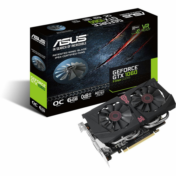 ASUS GTX1060-O6G-9GBPS GeForce GTX 1060 6GB