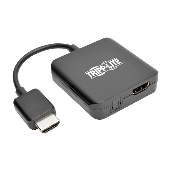 Tripp Lite UHD 4K x 2K @ 30 Hz HDMI Audio De-Embedder/Extractor with Built-In HDMI Cable