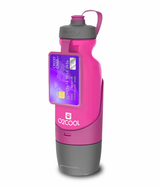 O2COOL Sip 'N Share 500ml Pink drinking bottle