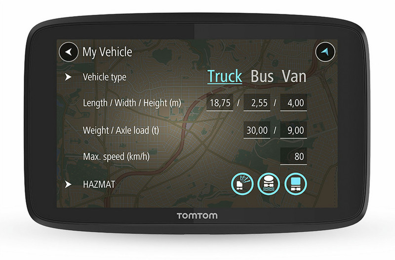 TomTom GO PROF 620 EUááááááááááááááááá 6