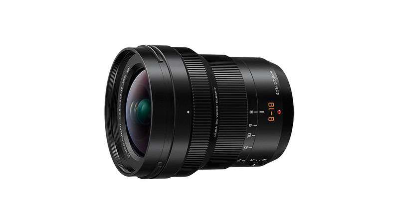 Panasonic H-E08018E Black camera lense