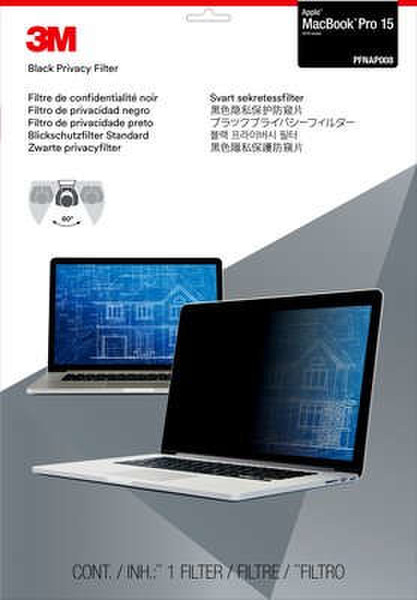 3M 98044065179 Ноутбук Frameless display privacy filter защитный фильтр для дисплеев