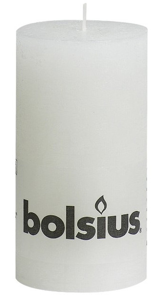 Bolsius 491634 Cylinder White wax candle