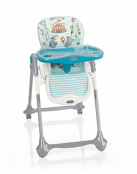 Brevi Convivio Baby/kids chair Gepolsterter Sitz Blau, Weiß