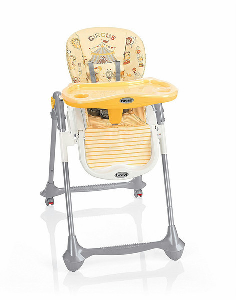 Brevi Convivio Baby/kids chair Upholstered seat White,Yellow