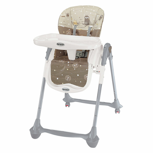 Brevi Convivio Baby/kids chair Upholstered seat Taupe,White