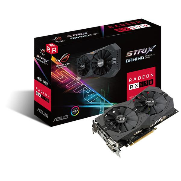 ASUS ROG-STRIX-RX570-4G-GAMING Radeon RX 570 4GB GDDR5 graphics card