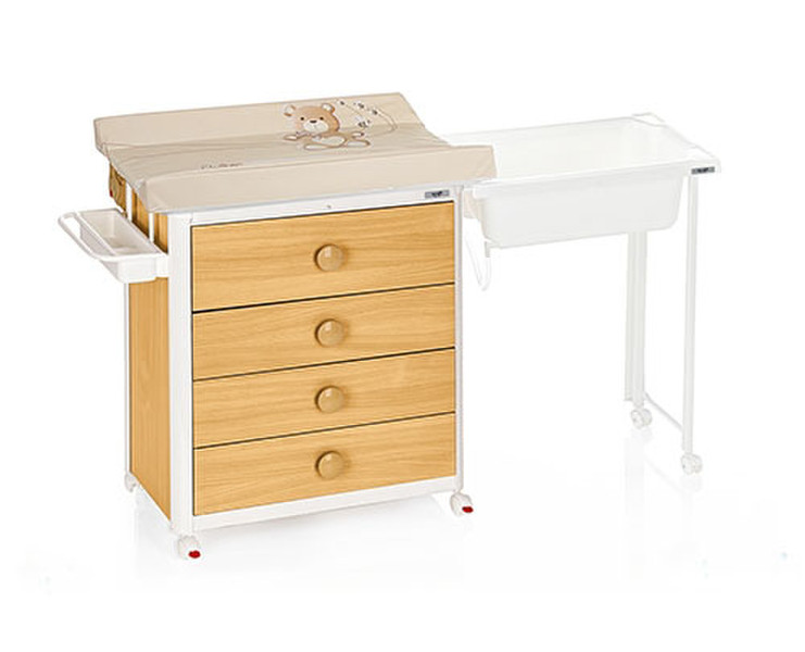 Brevi IDEA Wood White,Wood changing table