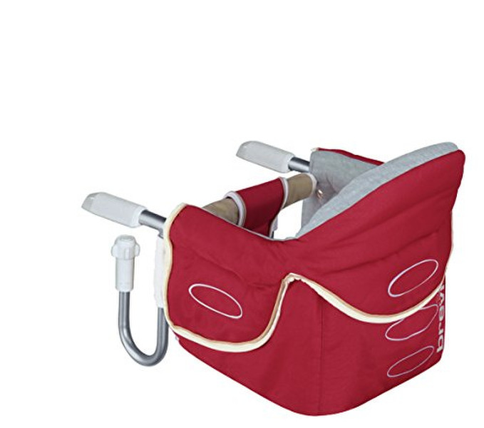 Brevi Dinette Hook-on high chair Padded seat Red