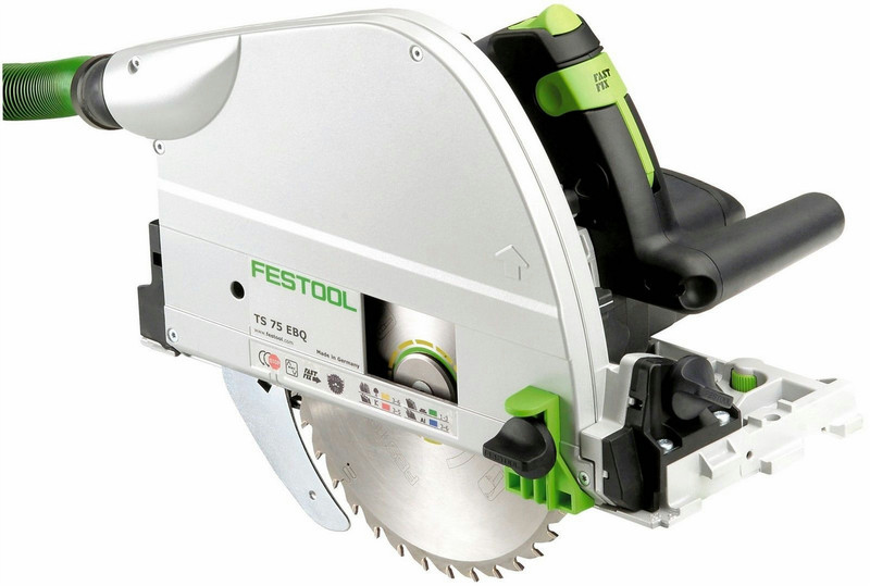 Festool TS 75 EBQ-Plus Compact saw 3550RPM 1600W Black,Green,White