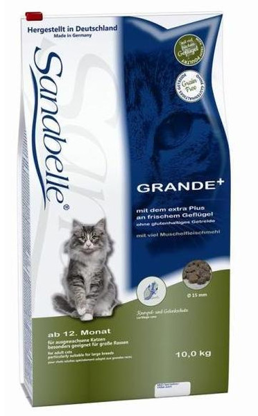 Sanabelle GRANDE 10000г Для взрослых Птица сухой корм для кошек
