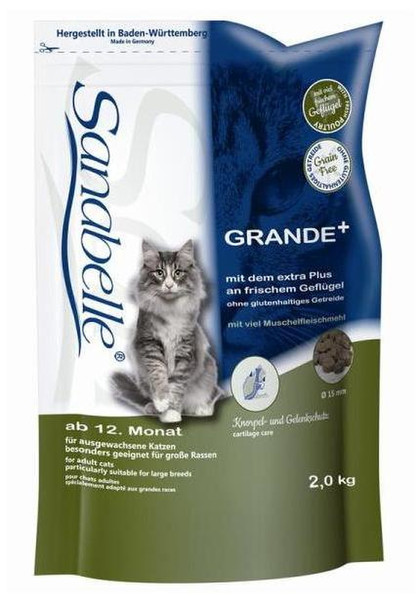 Sanabelle GRANDE 2000г Для взрослых Птица сухой корм для кошек