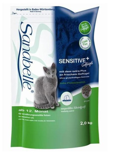 Sanabelle SENSITIVE 2000г Для взрослых Птица сухой корм для кошек