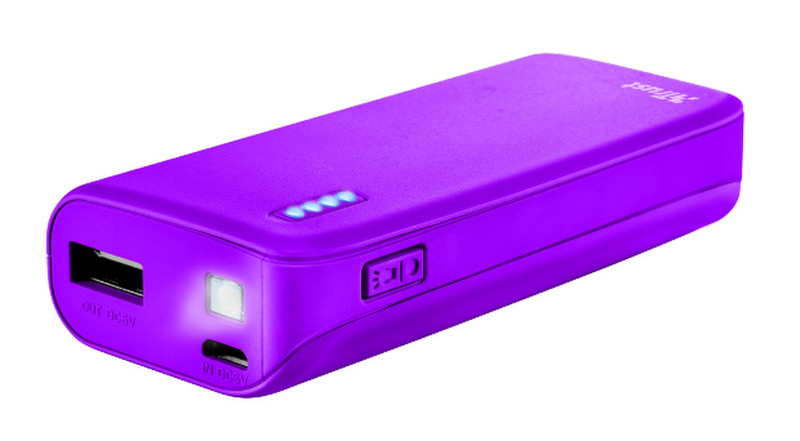 Trust PRIMO Lithium-Ion (Li-Ion) 4400mAh Purple power bank