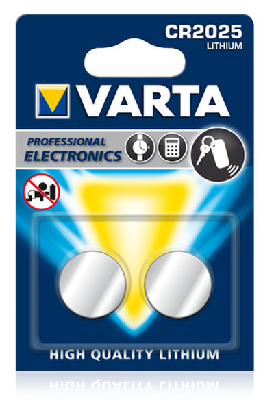 Varta CR2025 Lithium 3V non-rechargeable battery