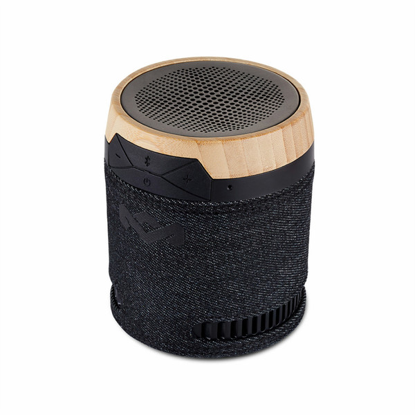 The House Of Marley Chant Mono portable speaker 5W Cylinder Black,Wood